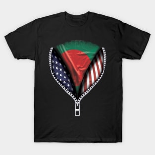 Bengali Flag  Bangladesh Flag Australian Flag Ripped Open - Gift for Bengali From Bangladesh T-Shirt